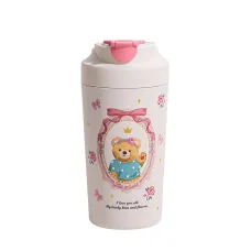 Термокружка Bears 480 мл с керамической колбой, белый