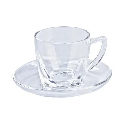 Чайный сервиз на 6 персон стеклянный Clear, прозрачный Чайный сервиз на 6 персон стеклянный Clear, прозрачный