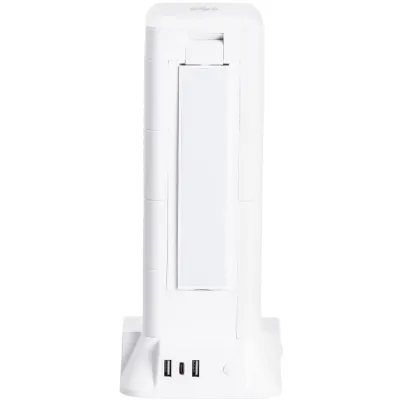 Сетевой фильтр-удлинитель TOWER 12 розеток LED-лампа 3USB + 1PD 2,8 метра