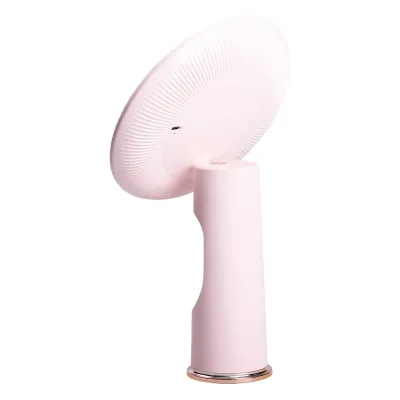 Косметическое зеркало с LED-подсветкой и органайзером 18,5 см, розовый Косметическое зеркало с LED-подсветкой и органайзером 18,5 см, розовый