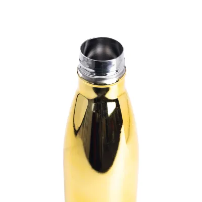 Термопляшка 500 мл із колбою з нержавіючої сталі, золото