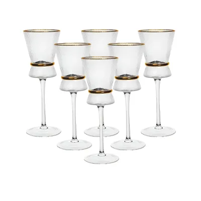 Набор бокалов для вина Stunning 6 штук по 300 мл, прозрачный