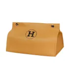 Органайзер для салфеток в салон автомобиля 20х12х12,5 см, желтый