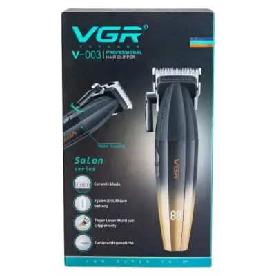 Машинка для стрижки аккумуляторная VGR V-003 профессиональная с насадками Машинка для стрижки аккумуляторная VGR V-003 профессиональная с насадками