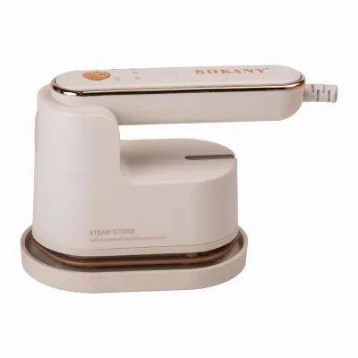 Дорожня праска Sokany SK-3069W з функцією відпарювання для сухого та вологого прасування, білий