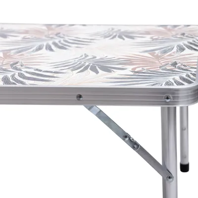 Стіл для пікніка розкладний зі стільцями 120*60*70/61/54 см, пальма