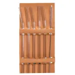 Набор стеклянных соломинок 19,5 см 5 штук + щеточка