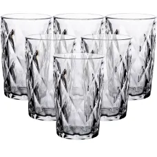 Набор стаканов Lirmartur граненых 6 штук по 400 мл