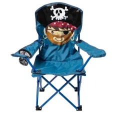 Детское кресло туристическое складное 34*58*65 см, синий