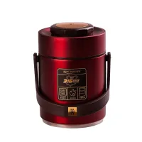 Термос для їжі King Boss 1,5 л з двома контейнерами з нержавіючої сталі, червоний