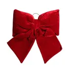 Бант новогодний бархатный 35*45 см, бордовый