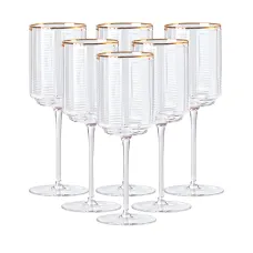 Набор бокалов для вина Stunning 6 штук по 450 мл, прозрачный