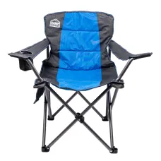Кресло туристическое раскладное 58*94*95 см с подстаканником, синий