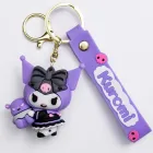 Брелок для ключів Kuromi 4,5*6 см, фіолетовий