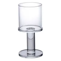 Подсвечник декоративный Cylinder стеклянный 12.5 см