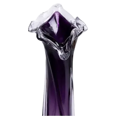 Ваза ручної роботи Castillo скляна 31.5 см, фіолетовий Ваза ручної роботи Castillo скляна 31.5 см, фіолетовий