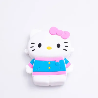 Дитяча сумочка Hello Kitty силіконова на блискавці 13*10*3 см, білий