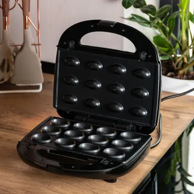 Мультипекар SOKANY SK-08021 на 10 пластин з антипригарним покриттям, чорний