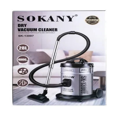 Профессиональный пылесос SOKANY SK-13007 с мешком 28 л, сталь Профессиональный пылесос SOKANY SK-13007 с мешком 28 л, сталь