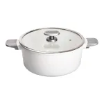 Каструля алюмінієва MGC з антипригарним покриттям 6.9 л, білий