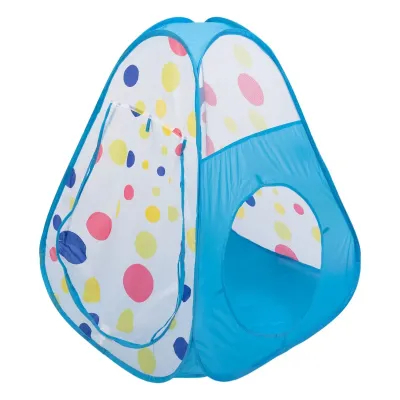 Дитячий ігровий намет з тунелем та басейном для кульок, блакитний