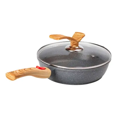 Сковорода універсальна MGC алюмінієва 24 см зі знімною ручкою, сірий Сковорода універсальна MGC алюмінієва 24 см зі знімною ручкою, сірий