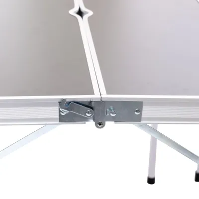 Стол складной и две скамейки для кемпинга 90*60*39.5/70 см, серый