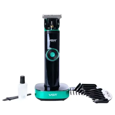 Машинка для стрижки VGR V-671 аккумуляторная с набором насадок, черный Машинка для стрижки VGR V-671 аккумуляторная с набором насадок, черный