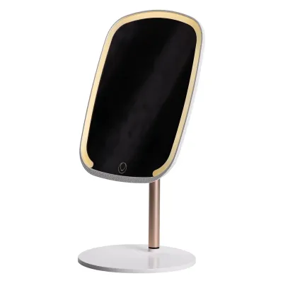 Косметическое зеркало с LED-подсветкой и сенсорным управлением, белый Косметическое зеркало с LED-подсветкой и сенсорным управлением, белый