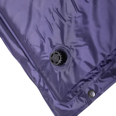 Надувний матрац автоматичний 175*60*2 см з подушкою, фіолетовий