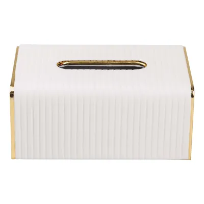 Серветниця з екошкіри 23х13,5х9 см, бежевий