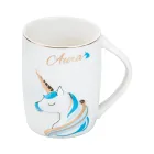 Чашка фарфоровая Aura 400 мл, голубой