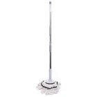 Швабра веревочная для мытья пола 135 см, голубой