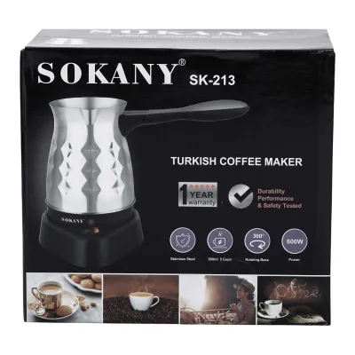 Электротурка Sokany SK-213 500 мл 600 Вт Электротурка Sokany SK-213 500 мл 600 Вт