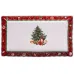 Блюдо сервировочное Christmas фарфоровое 30,5*17,5*2,5 см
