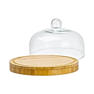 Доска для подачи сыра с ножами и колпаком