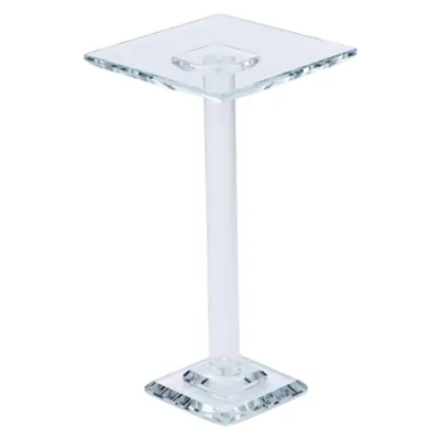 Тортівниця на ніжці Tetragon скляна 23 см