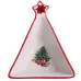 Пиала для десертов и закусок Christmas фарфоровая 15*12*4 см