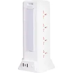 Сетевой фильтр-удлинитель TOWER 12 розеток LED-лампа 3USB + 1PD 4,8 метра