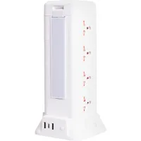 Сетевой фильтр-удлинитель TOWER 12 розеток LED-лампа 3USB + 1PD 4,8 метра