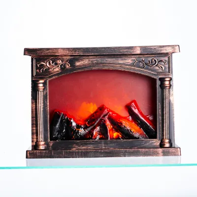 Декоративный камин-светильник с LED-подсветкой 12*20*27,5 см Декоративный камин-светильник с LED-подсветкой 12*20*27,5 см