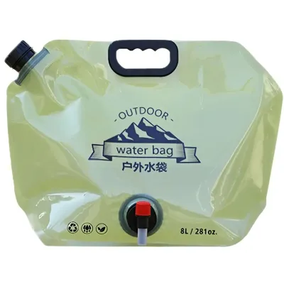 Канистра-пакет для воды на 8 литров с краном 42*31 см