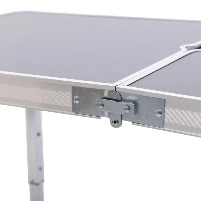 Набор мебели для пикника усиленный стол и 4 стула 120*60*75/65/55 см, серый