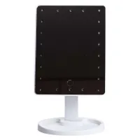 Косметичне дзеркало з LED-підсвіткою 22 світлодіоди, білий