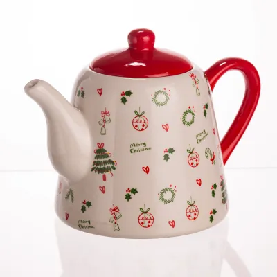 Заварювальний чайник Merry Christmas порцеляновий 1 л
