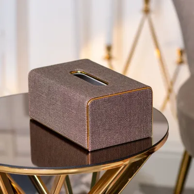 Салфетница текстильная 21х13,5х9 см, коричневый Салфетница текстильная 21х13,5х9 см, коричневый