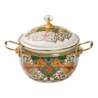 Кастрюля эмалированная 4 л в восточном стиле