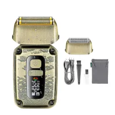 Электробритва-шейвер от сети VGR V-337 с двумя бритвенными головками