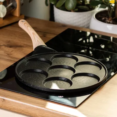 Сковорода для оладьев с антипригарным покрытием 26 см, черный