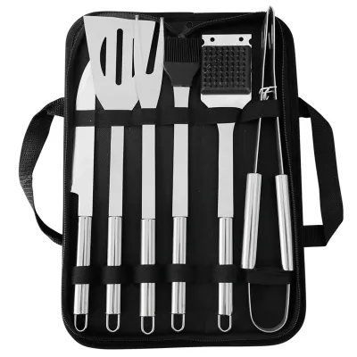 Набір аксесуарів для грилю та барбекю в чохлі 6 предметів